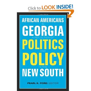 Cover of Dowe's book, African Americans in Georgia