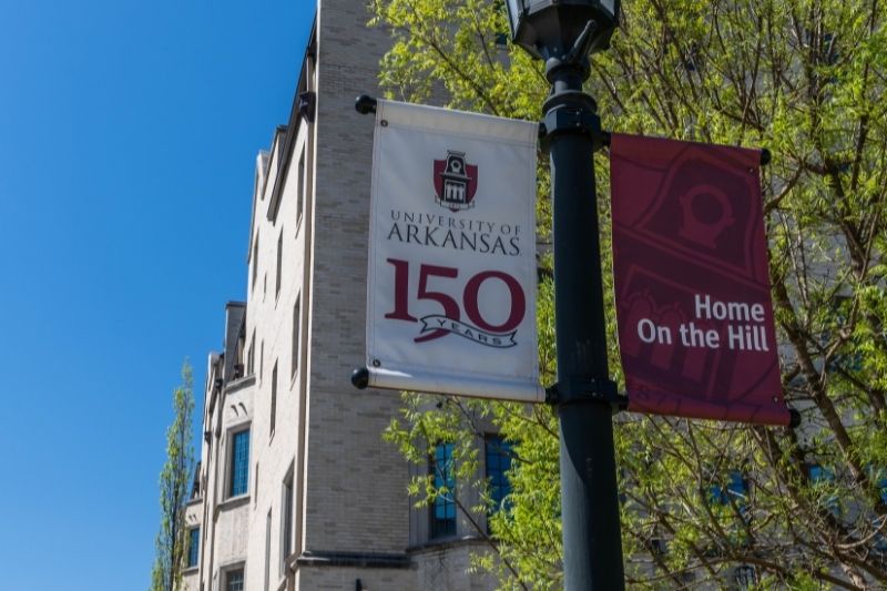 150 years "on the hill" banners