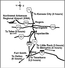 Fayetteville Map