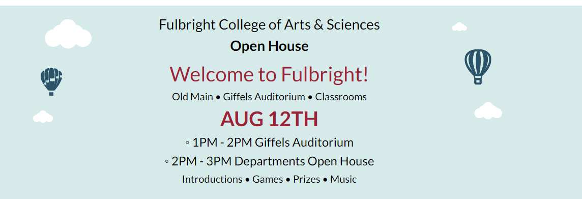 August 12th Open House